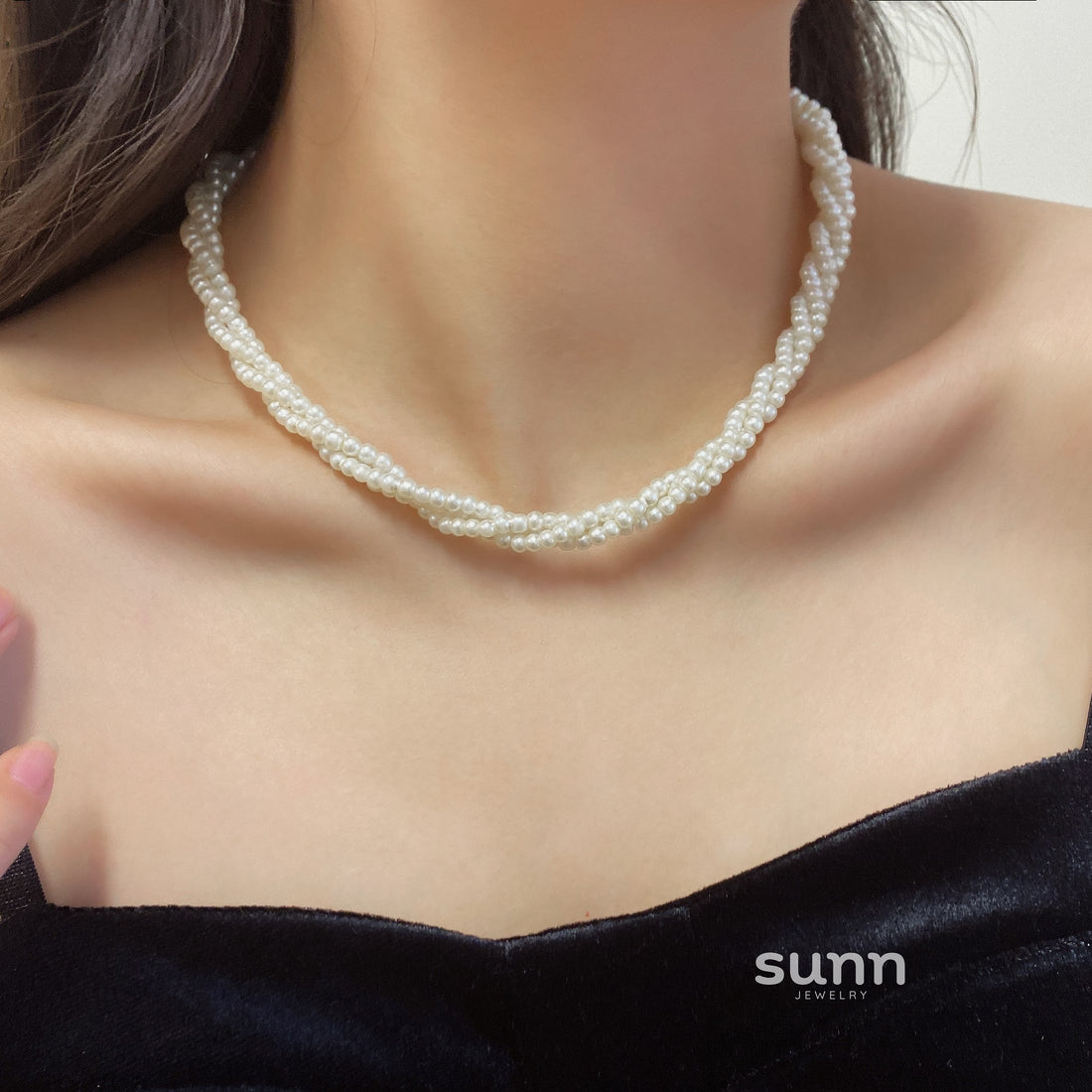 Kynley Delicate Pearl Choker [N9F7SLFS]