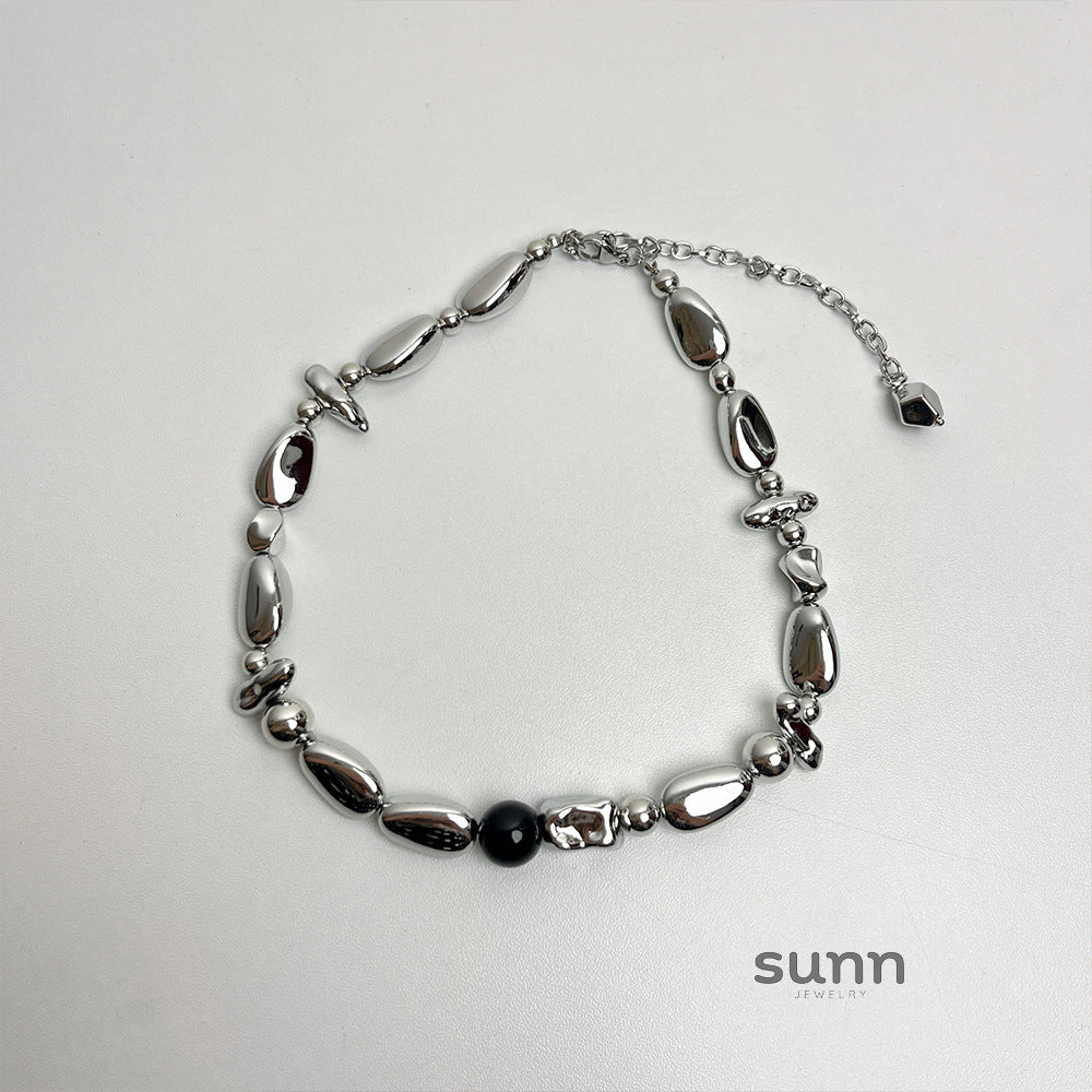 Kynlie Asymmetric Metal Necklace [DV0V7T64]