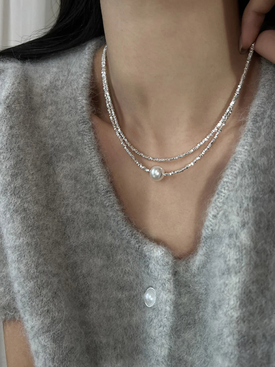 Kynnedi Starry Pearl Necklace