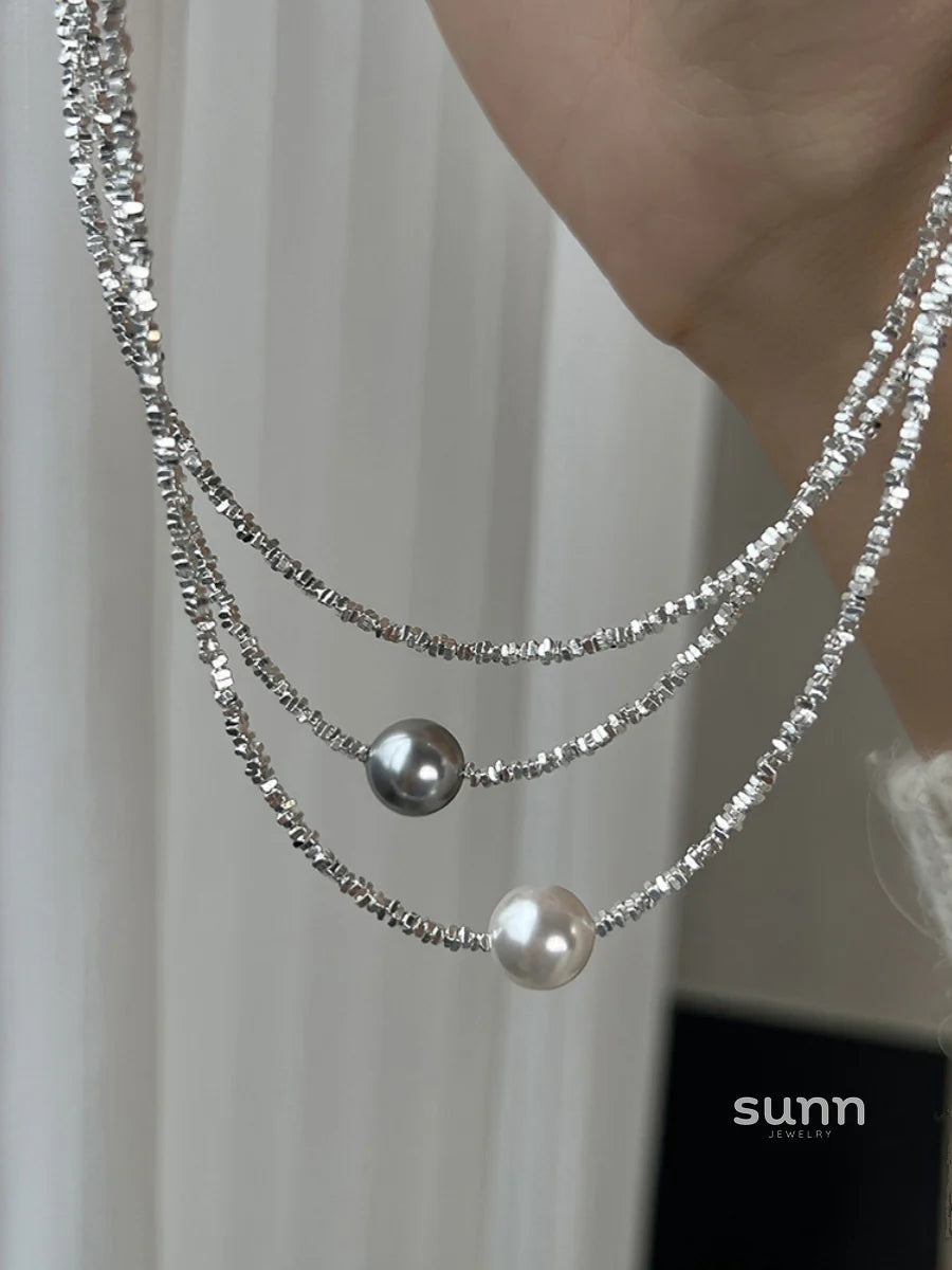 Kynnedi Starry Pearl Necklace
