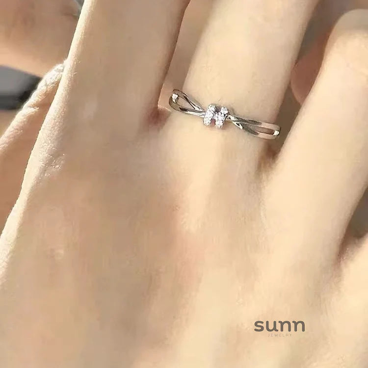 Kynsleigh Intertwined Zircon Ring