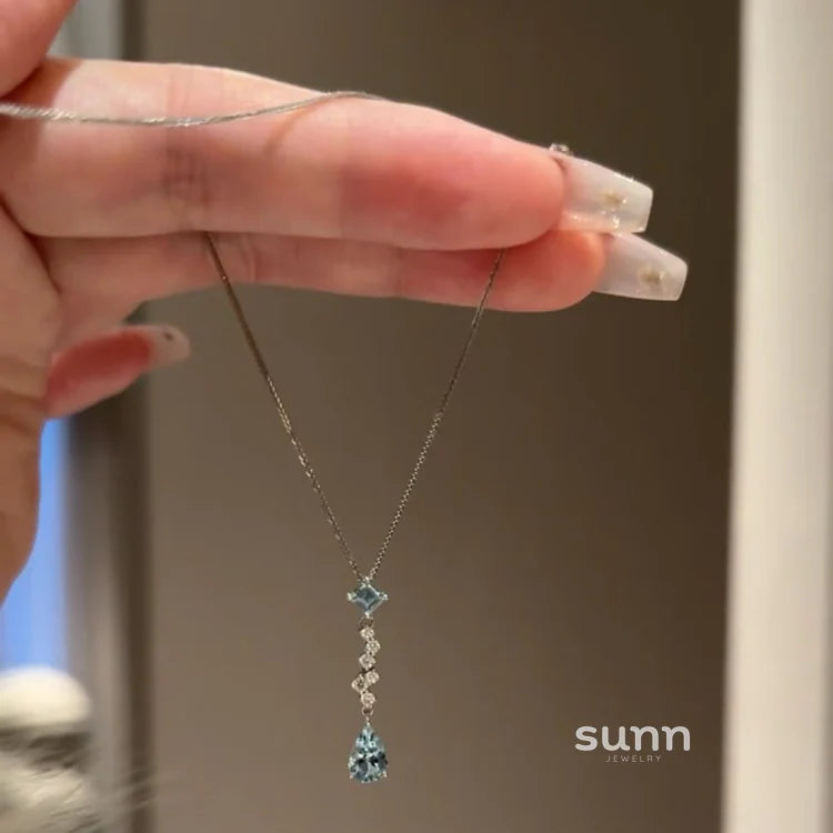 Kynslie Sparkling Mermaid Teardrop