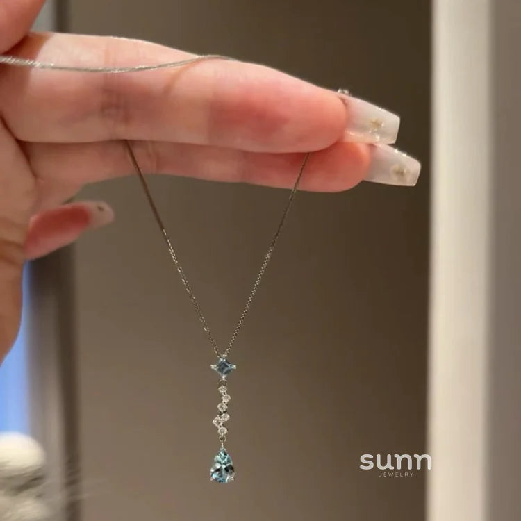 Kynslie Sparkling Mermaid Teardrop