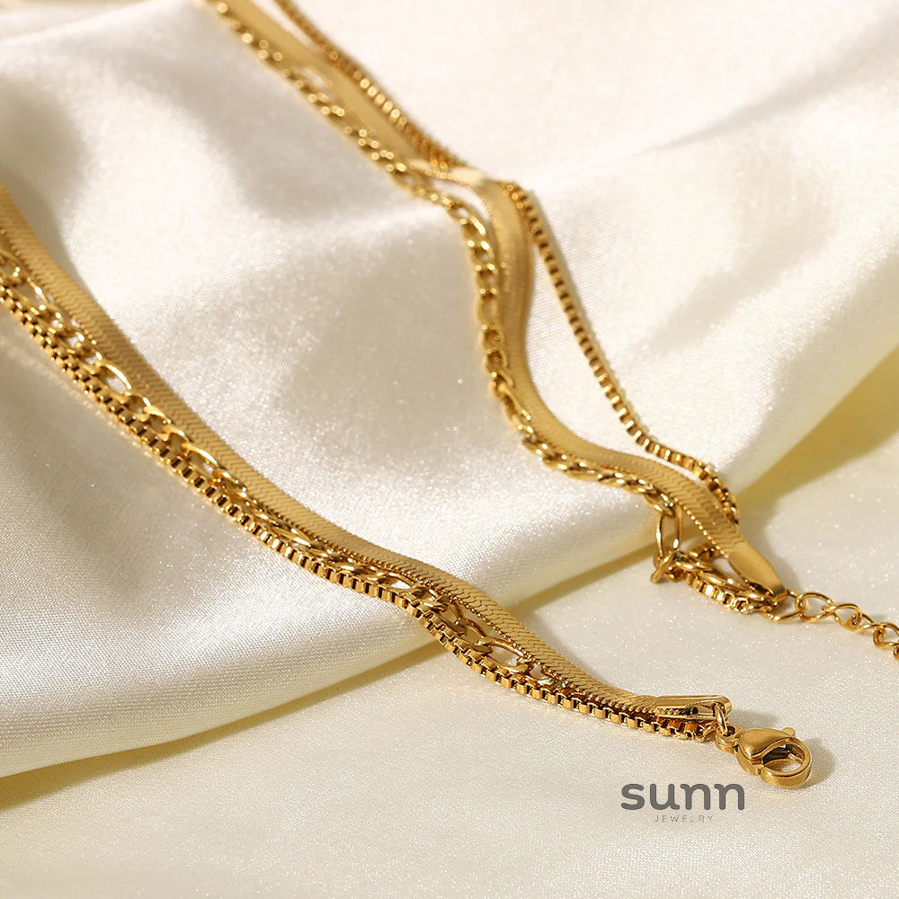 Kynzlee Layered Chain Necklace