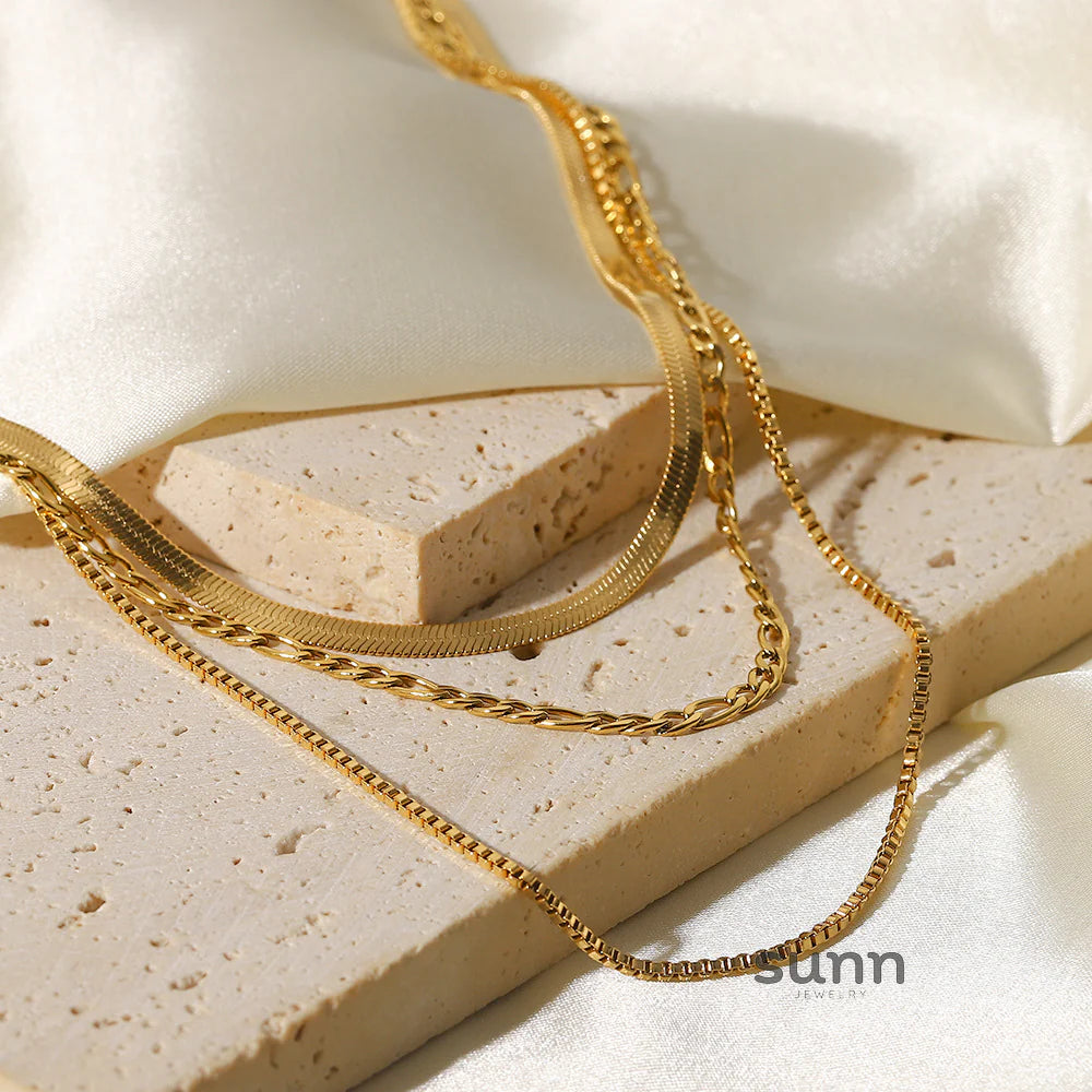 Kynzlee Layered Chain Necklace