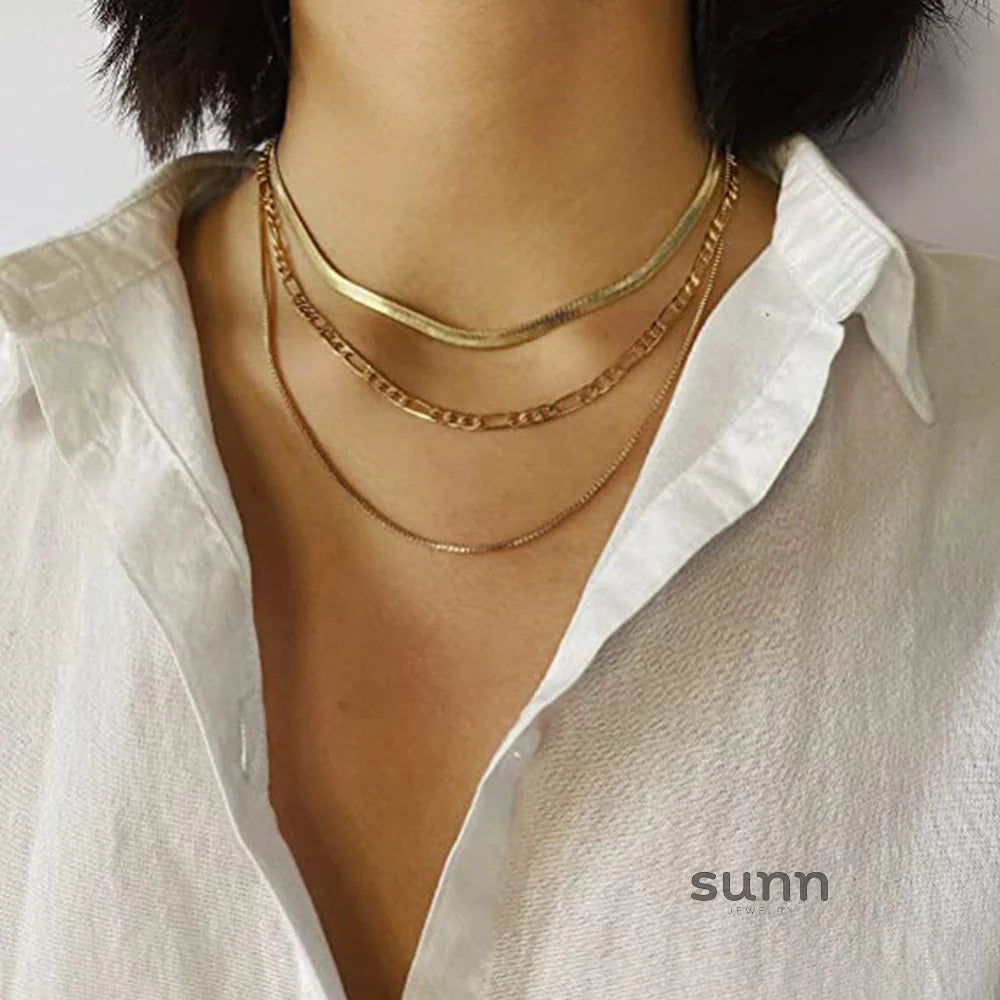 Kynzlee Layered Chain Necklace