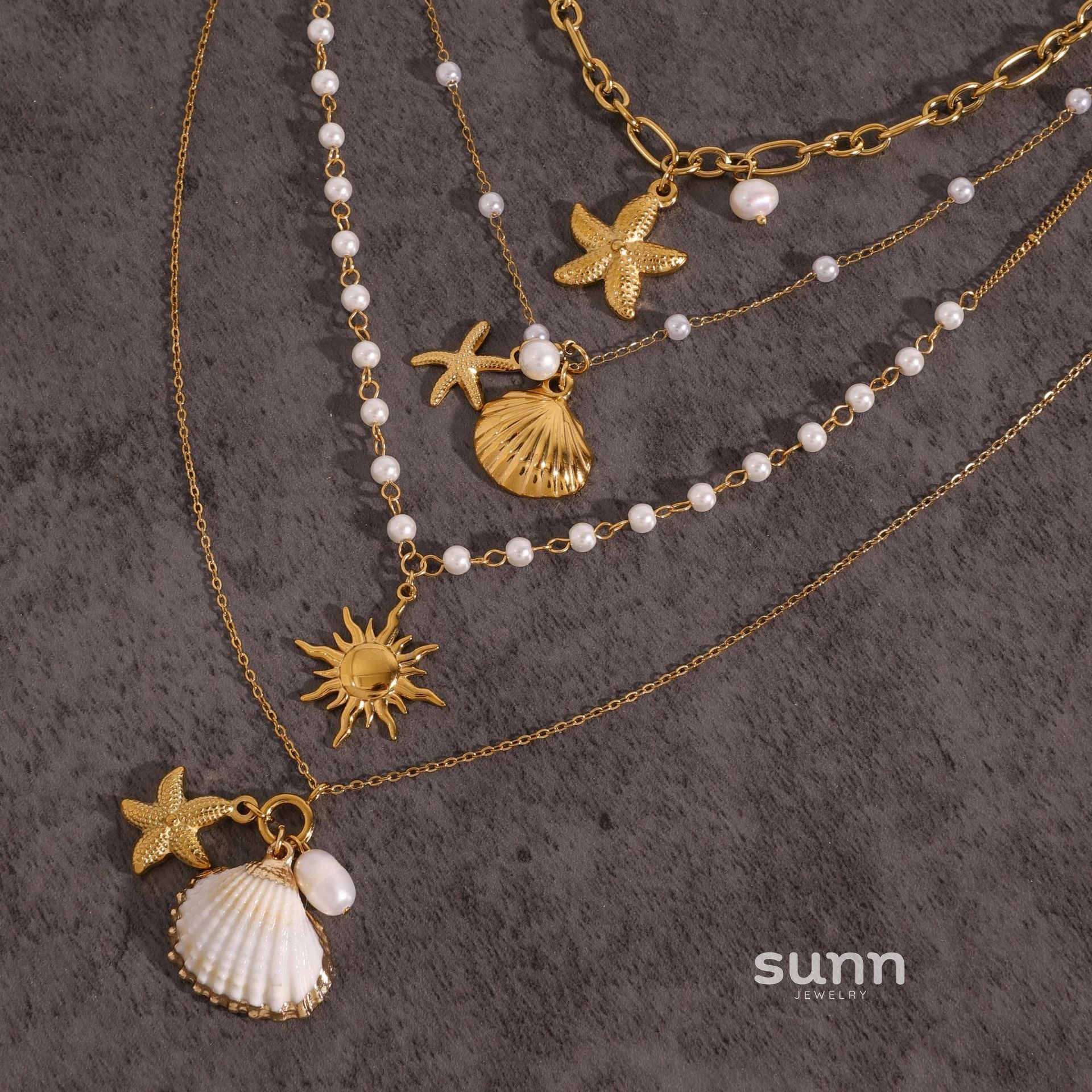 Kynzlee Shell Pendant Necklace [O9W6LVZY]
