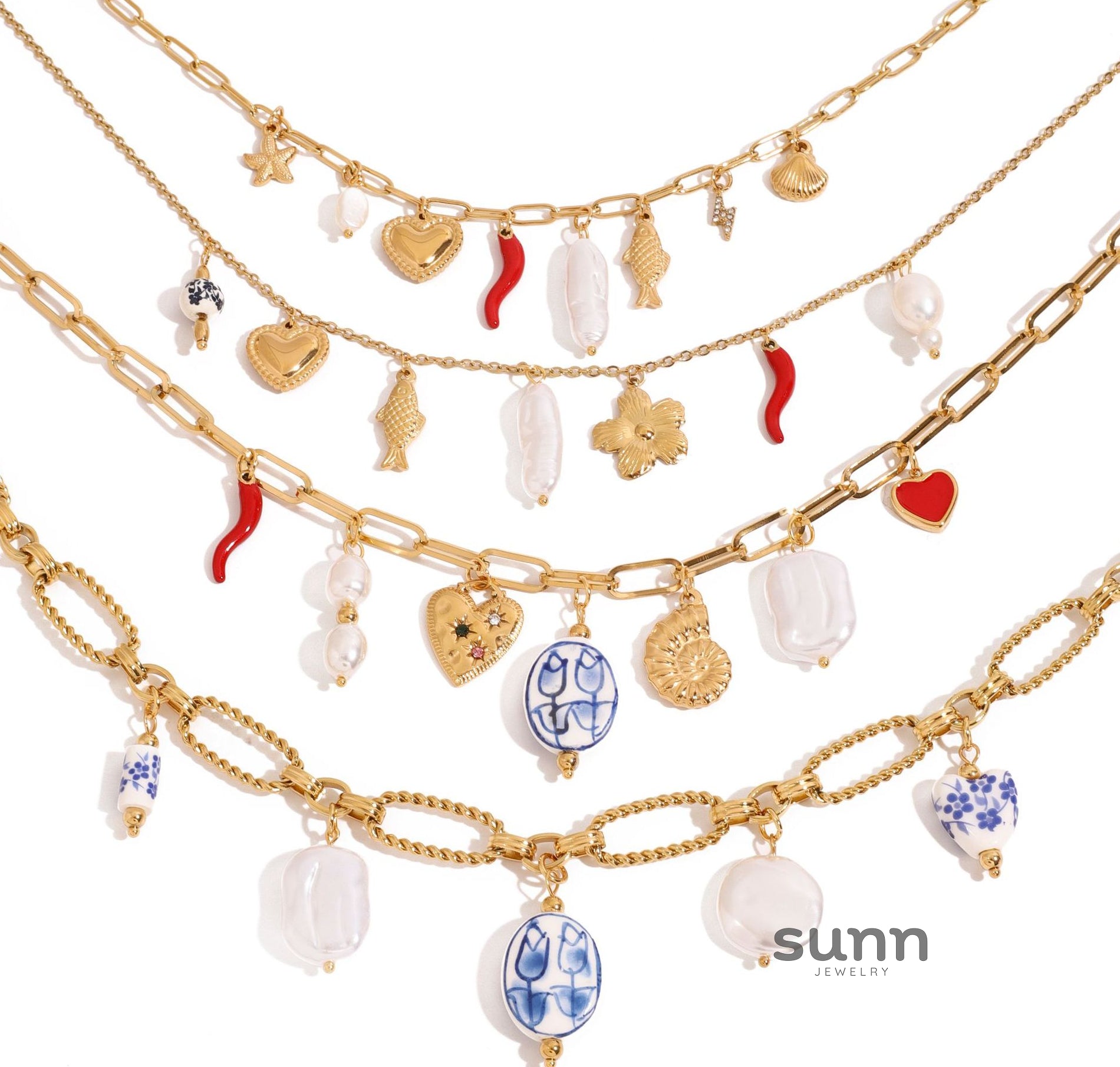 Kynzlee Shell Pendant Necklace [HE6Q0XKJ]