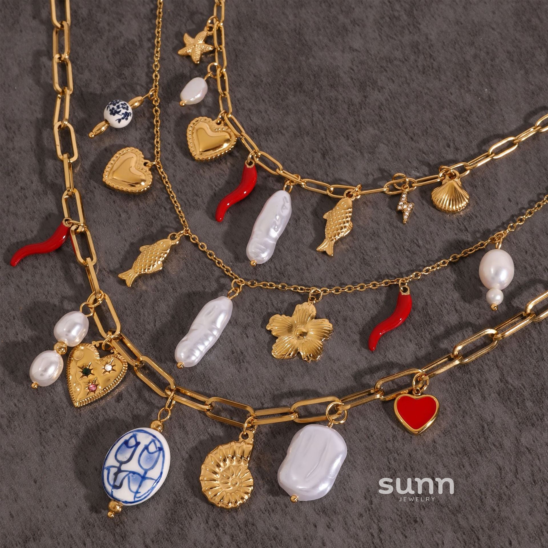 Kynzlee Shell Pendant Necklace [HY7D8HNV]