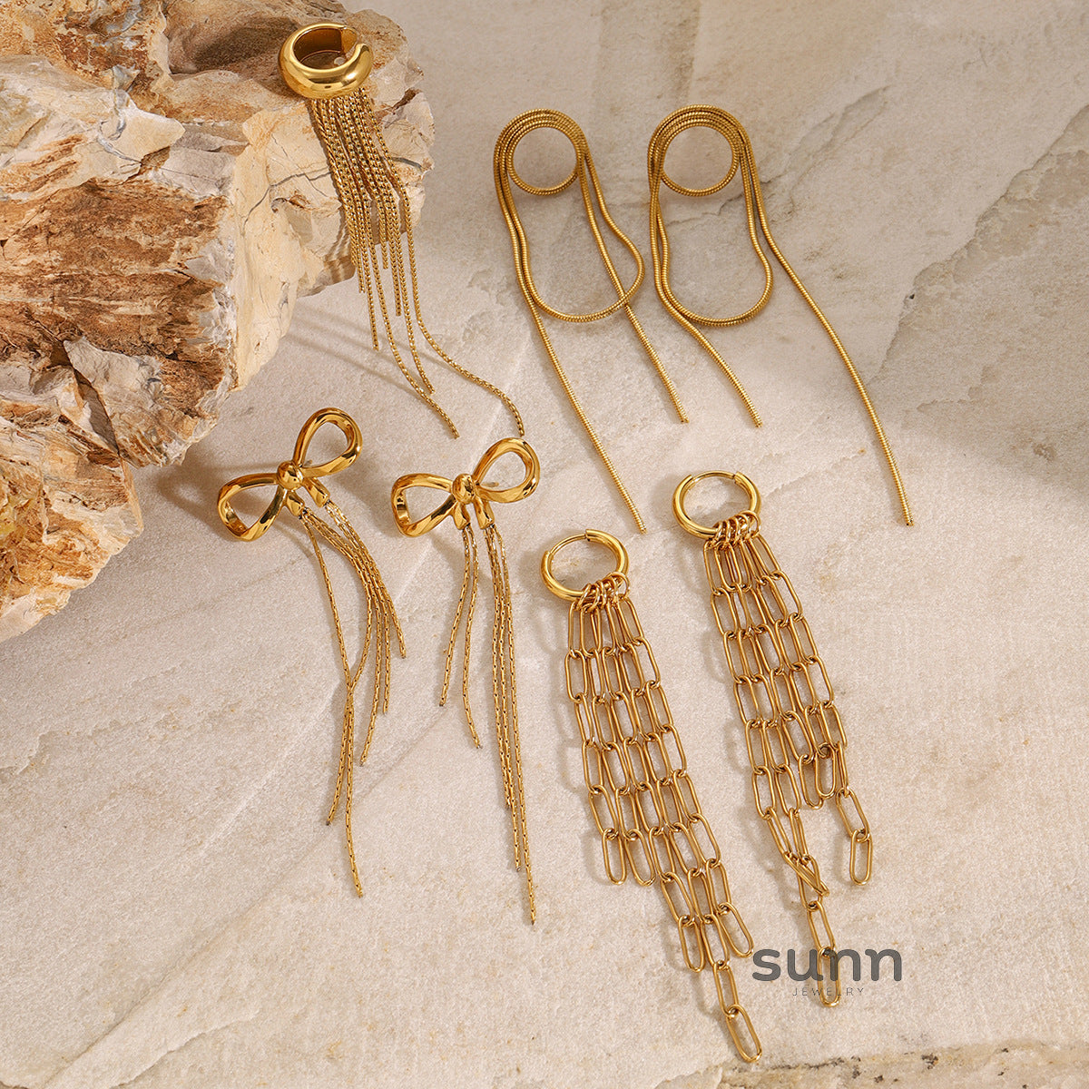 Kynzlee Statement Tassel Earrings [MX1E3GJ3]