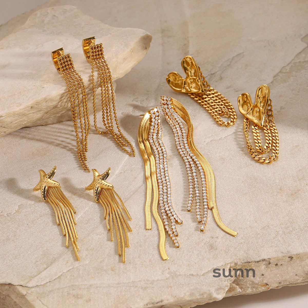 Kynzlee Statement Tassel Earrings [WINM3WU3]
