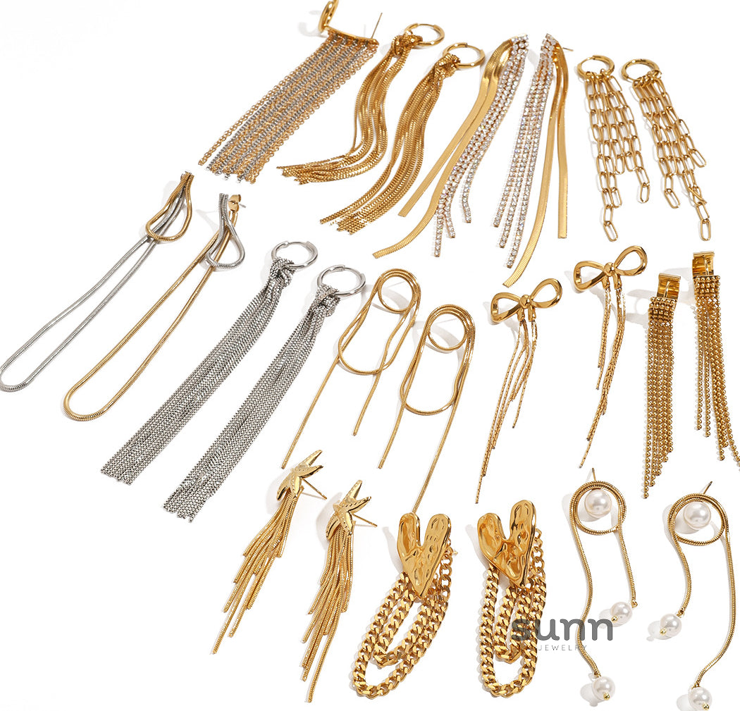Kynzlee Statement Tassel Earrings [2MAYPWRI]