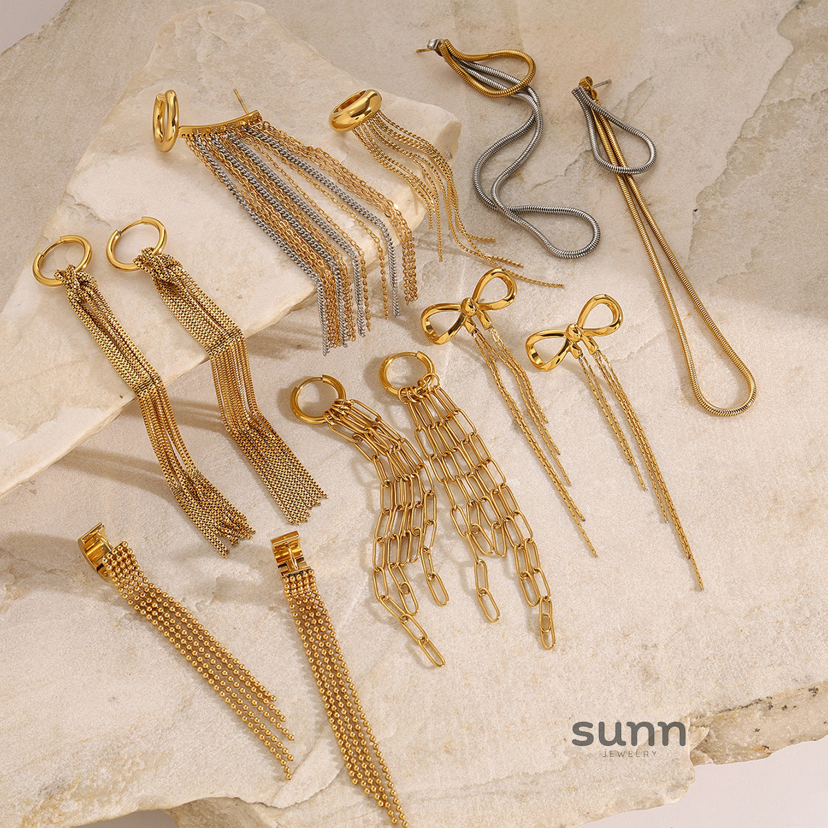 Kynzlee Statement Tassel Earrings [6Q9BZOMM]
