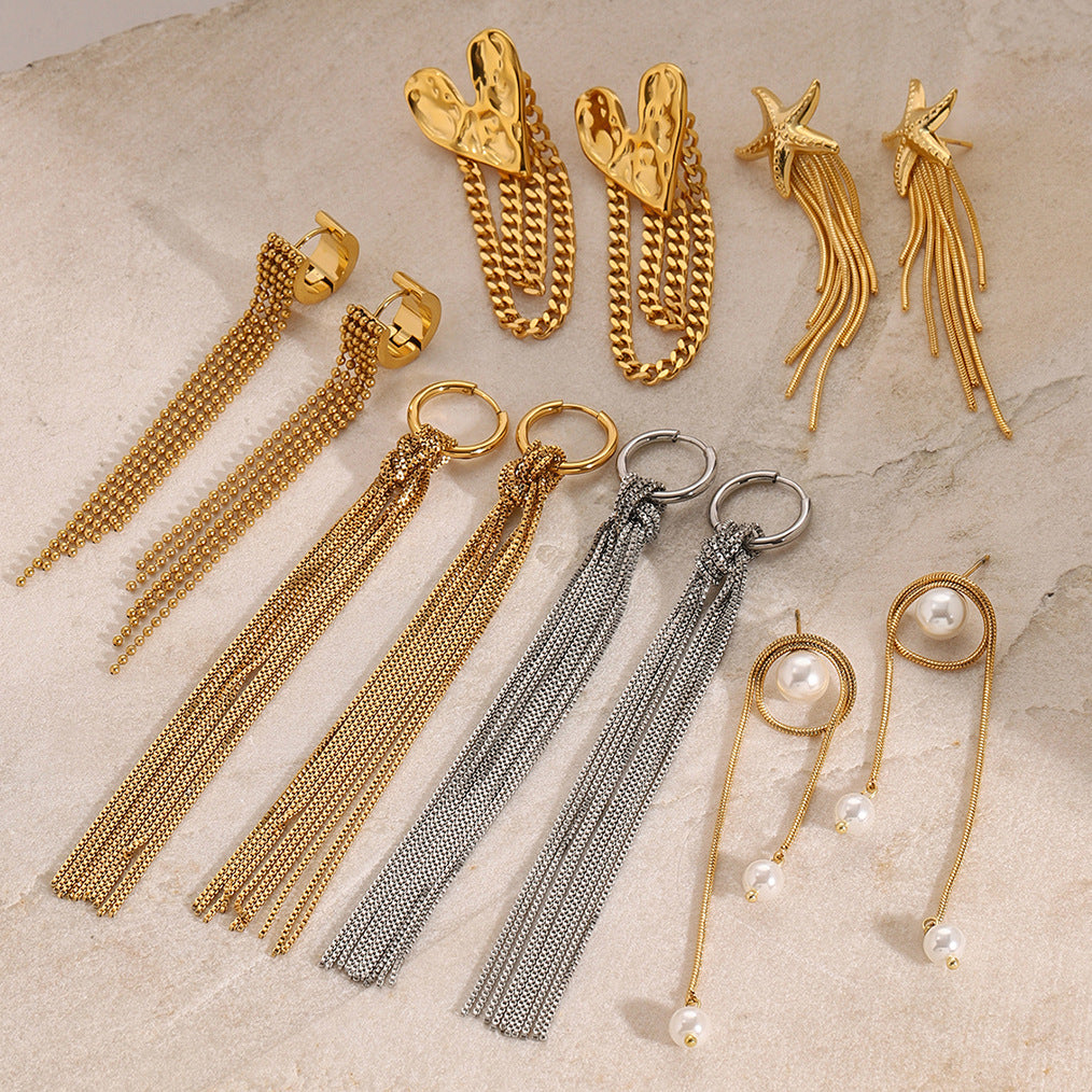 Kynzlee Statement Tassel Earrings [CL0QD4F8]