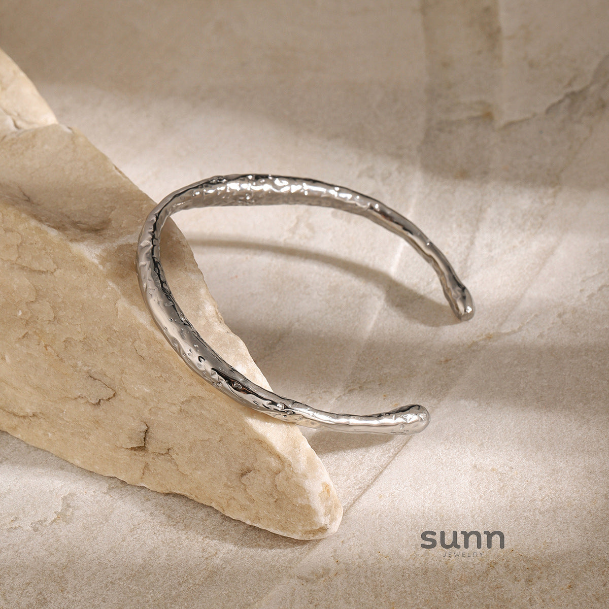 Kynzlee Textured Cuff Bracelet [IR234N7G]