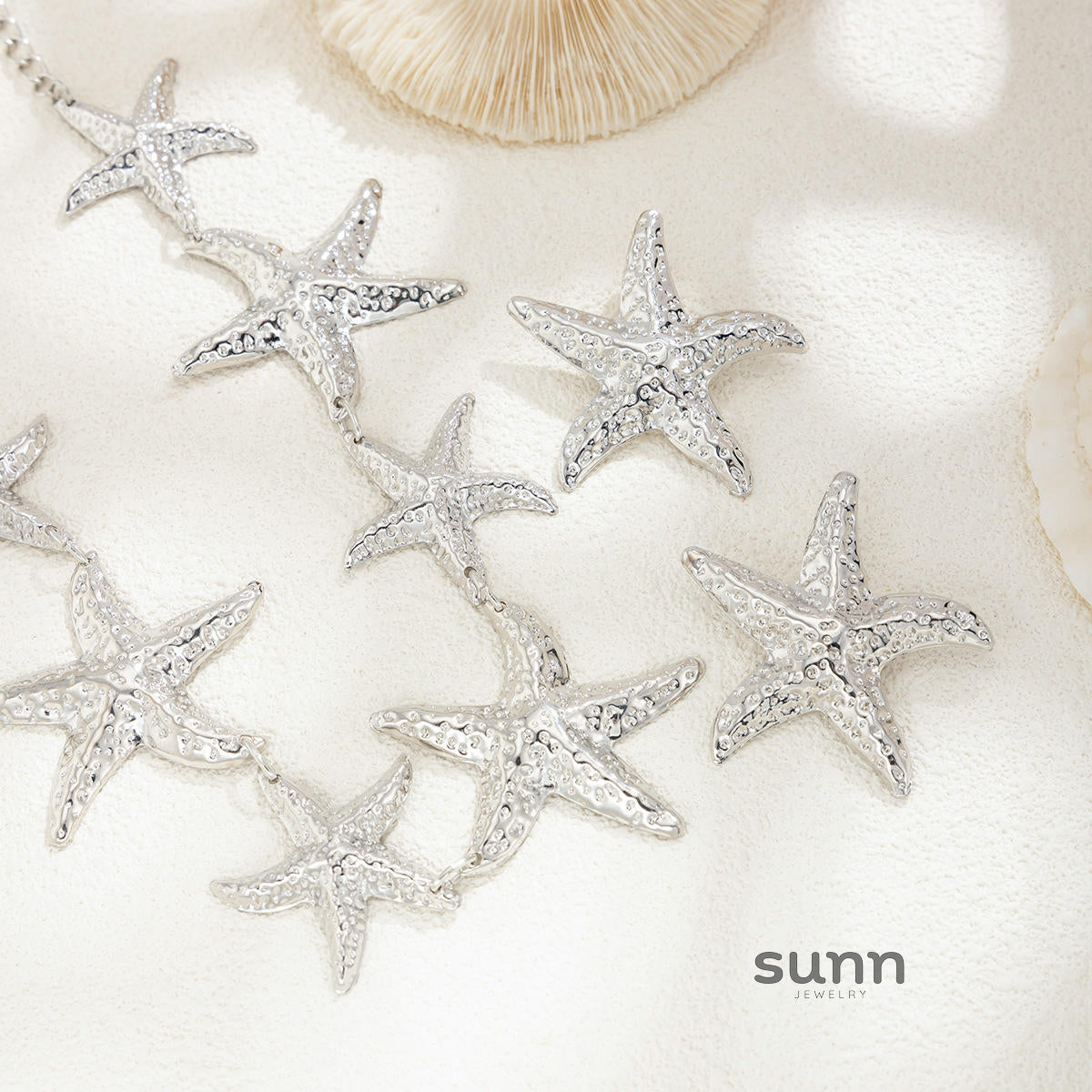 Kyrie Ocean Starfish Necklace Set [UUW9ET9M]
