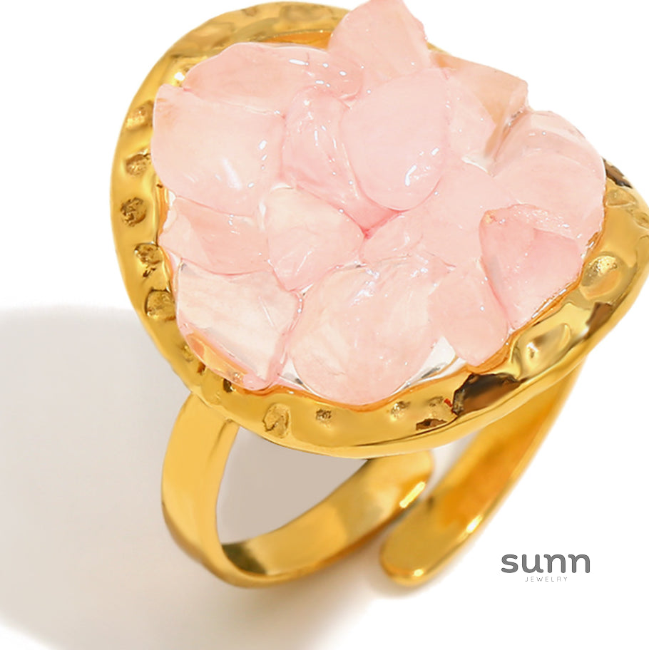 Kyrielle Crushed Stone Open Ring [8V451DNR]
