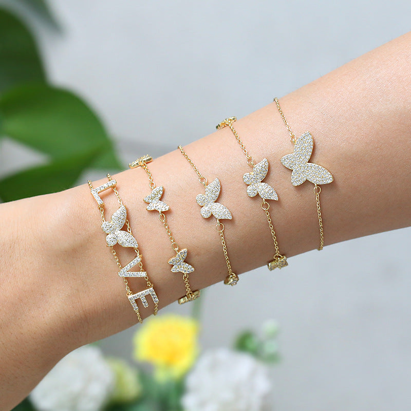 Lachlan Butterfly Charm Bracelet [JBQ3USL1]