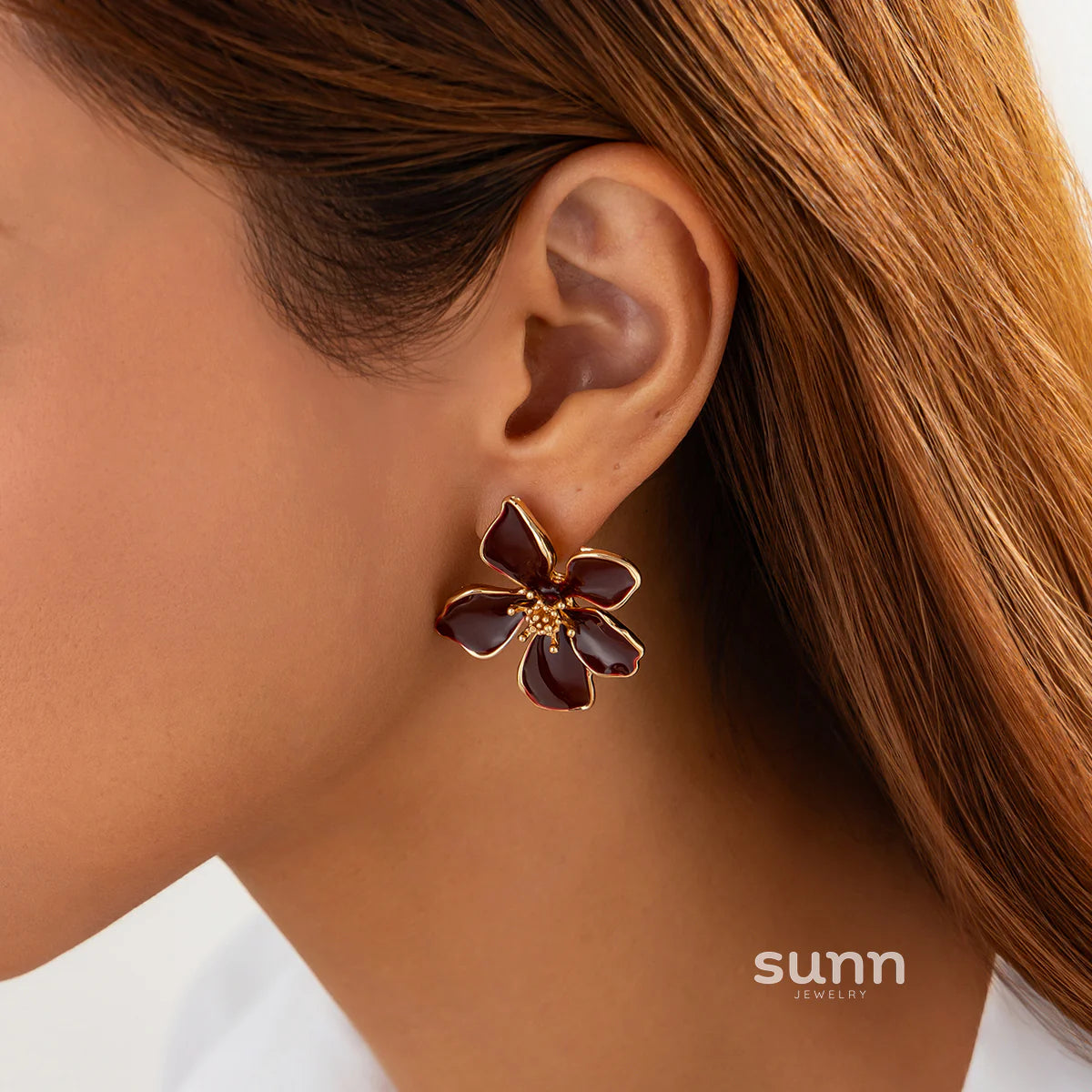 Lachlan Ruby Bloom Studs