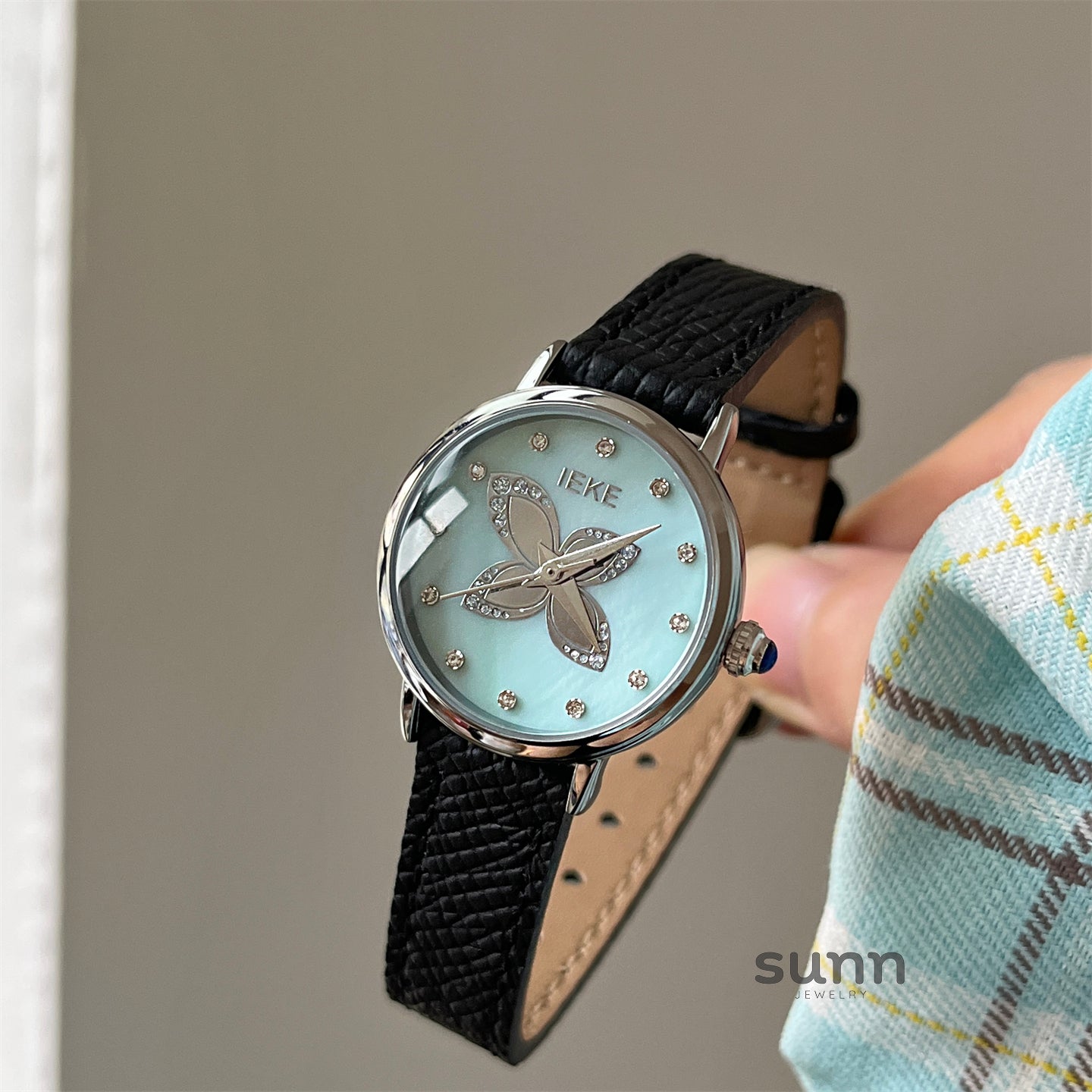 Lacy Butterfly Rhinestone Watch [6D3BYXDU]