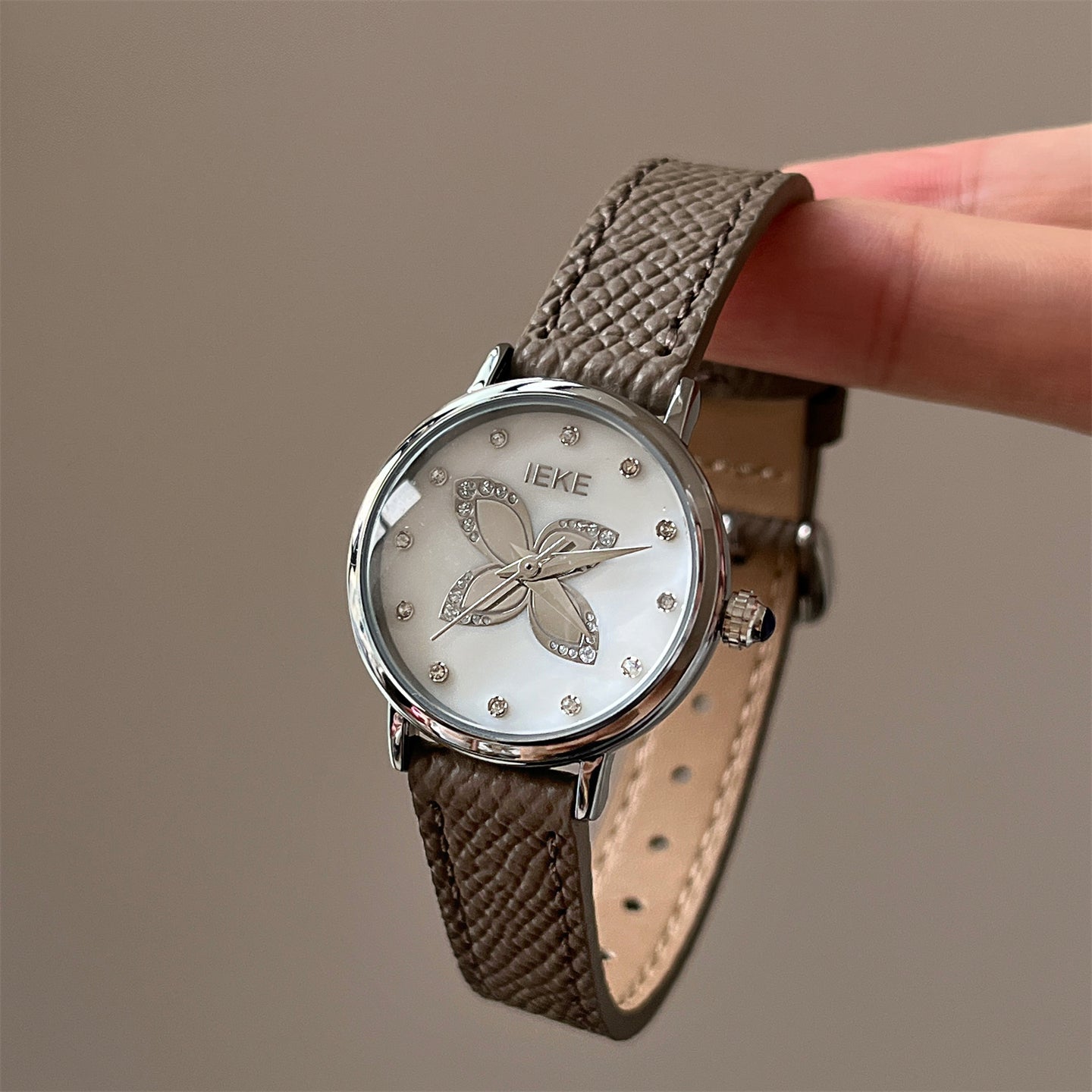Lacy Butterfly Rhinestone Watch [QFLJFZ72]