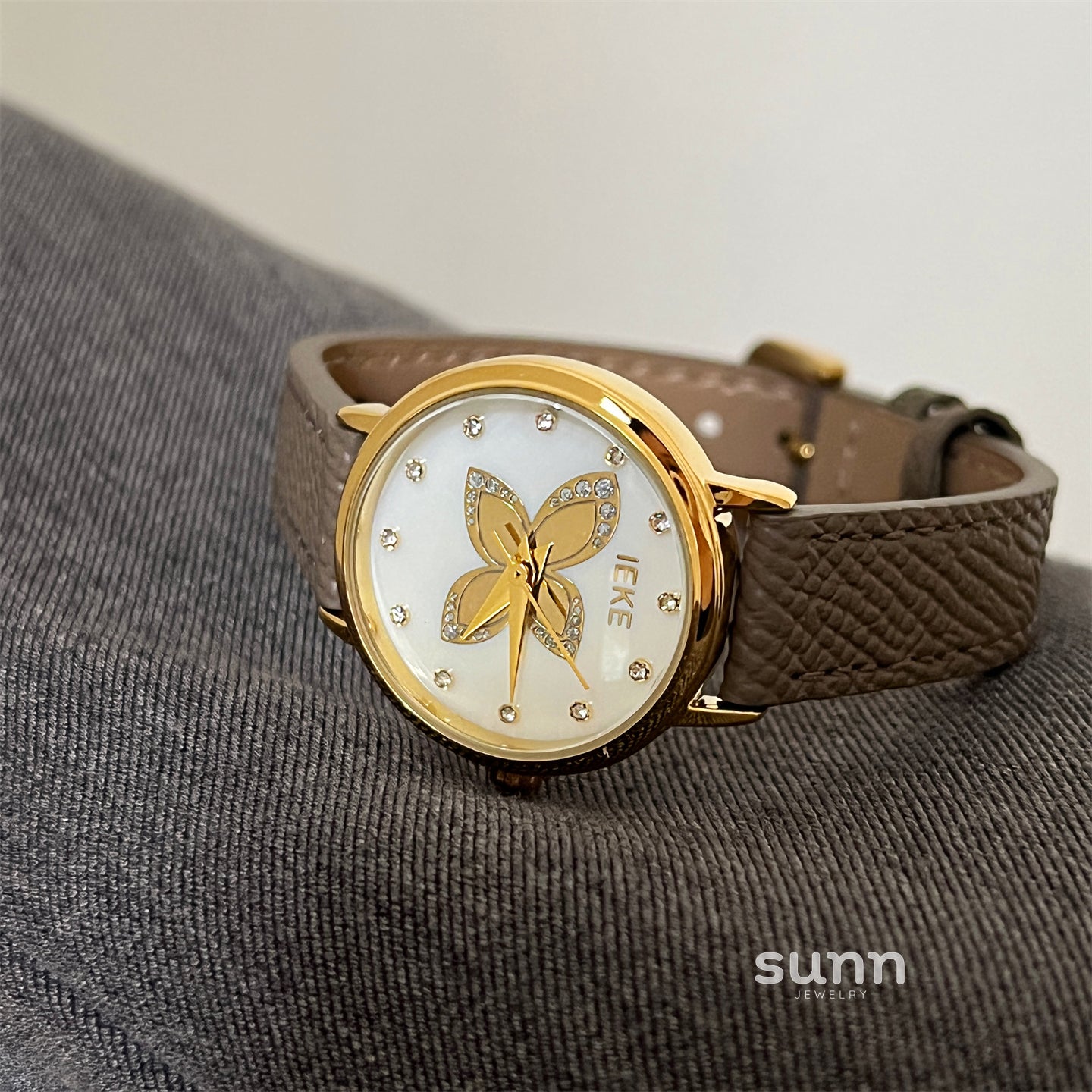 Lacy Butterfly Rhinestone Watch [0I5OO8RL]