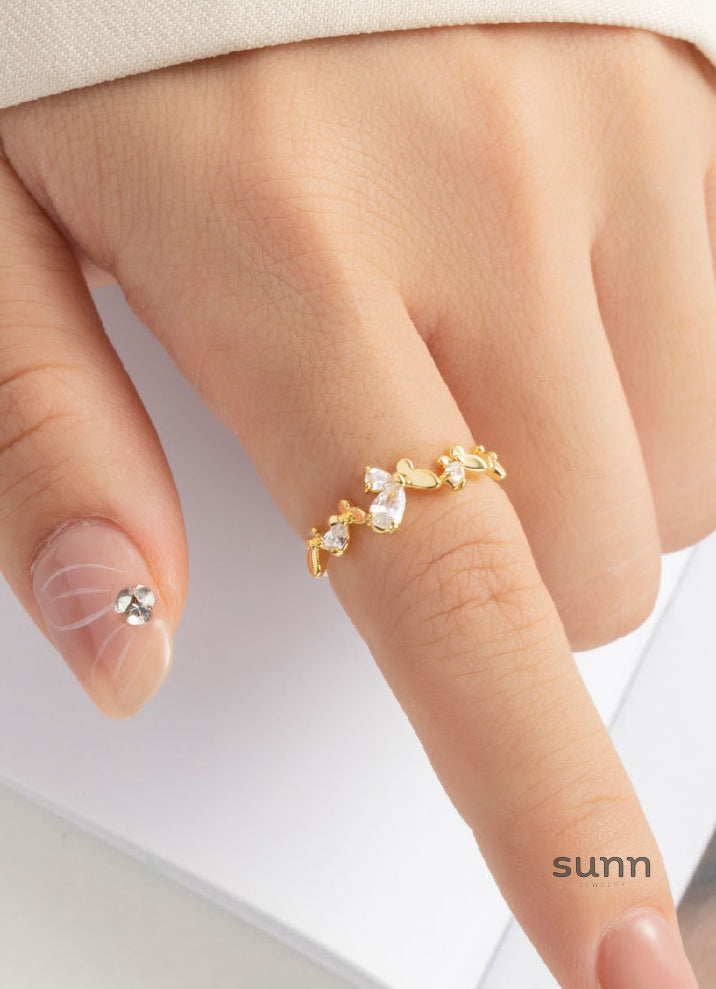 Lady Butterfly Open Ring [32X0N4A1]