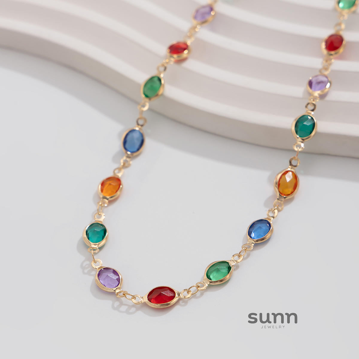 Laelynn Crystal Layered Necklace Set [RPCSDEFH]