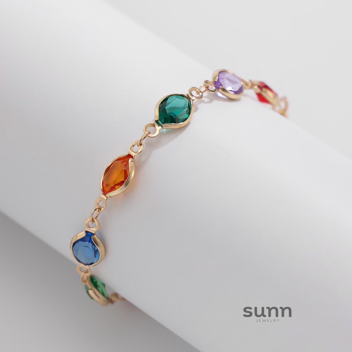 Laelynn Crystal Layered Necklace Set [A196E7DR]