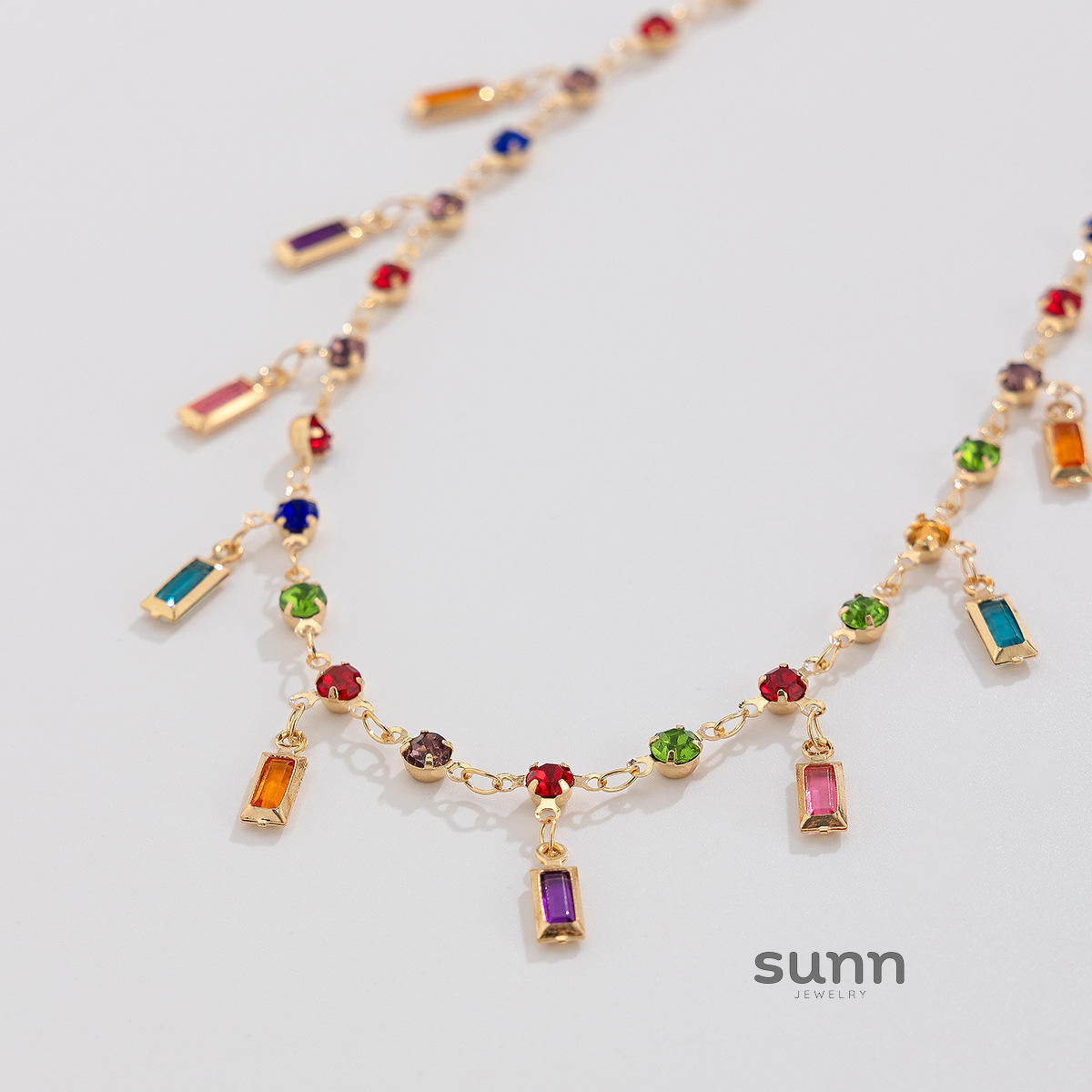 Laelynn Crystal Layered Necklace Set [SZGAZPFY]