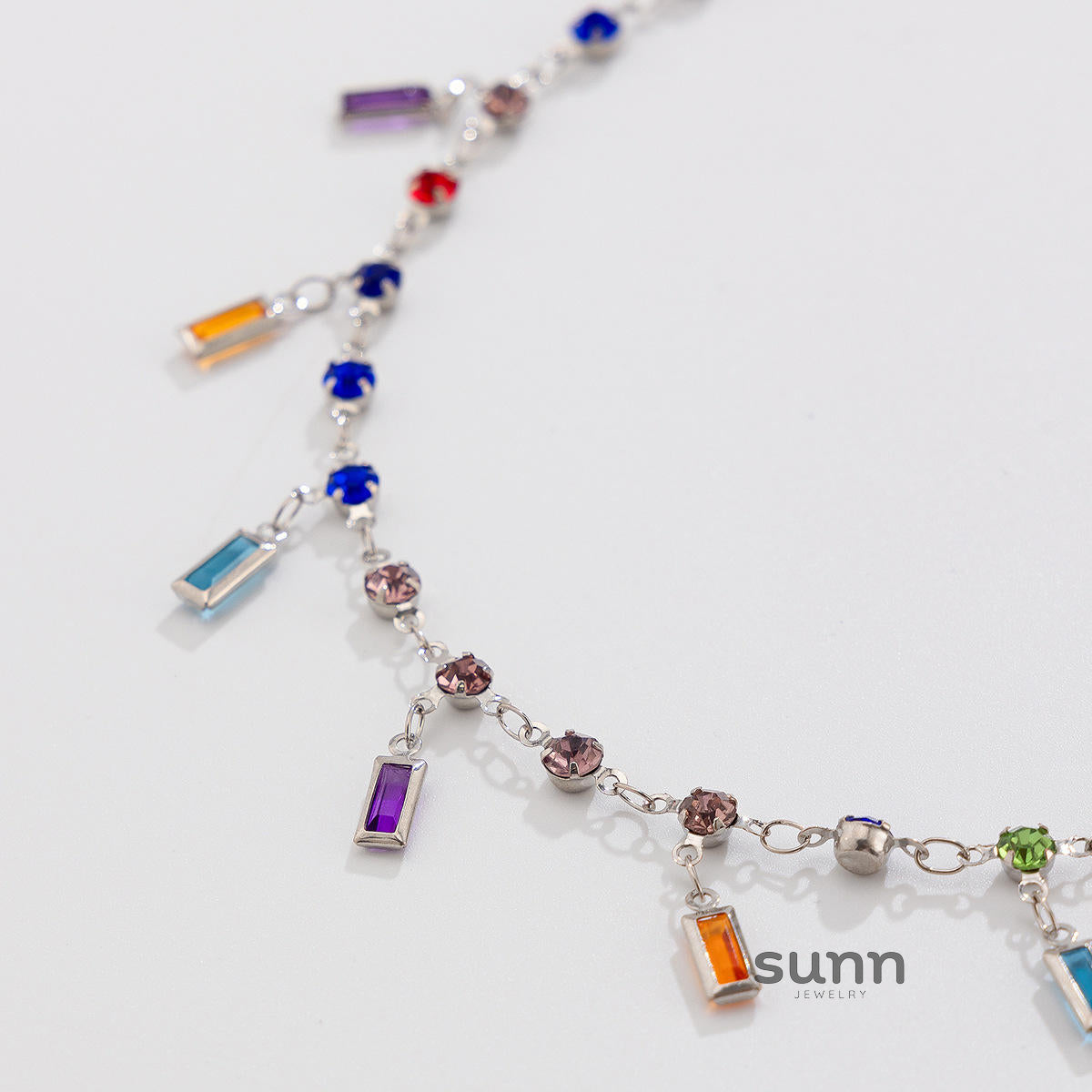 Laelynn Crystal Layered Necklace Set [HB9SPW18]