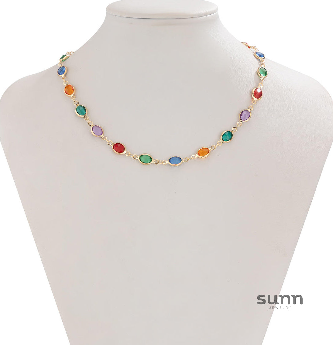 Laelynn Crystal Layered Necklace Set [QF2K0Z9T]