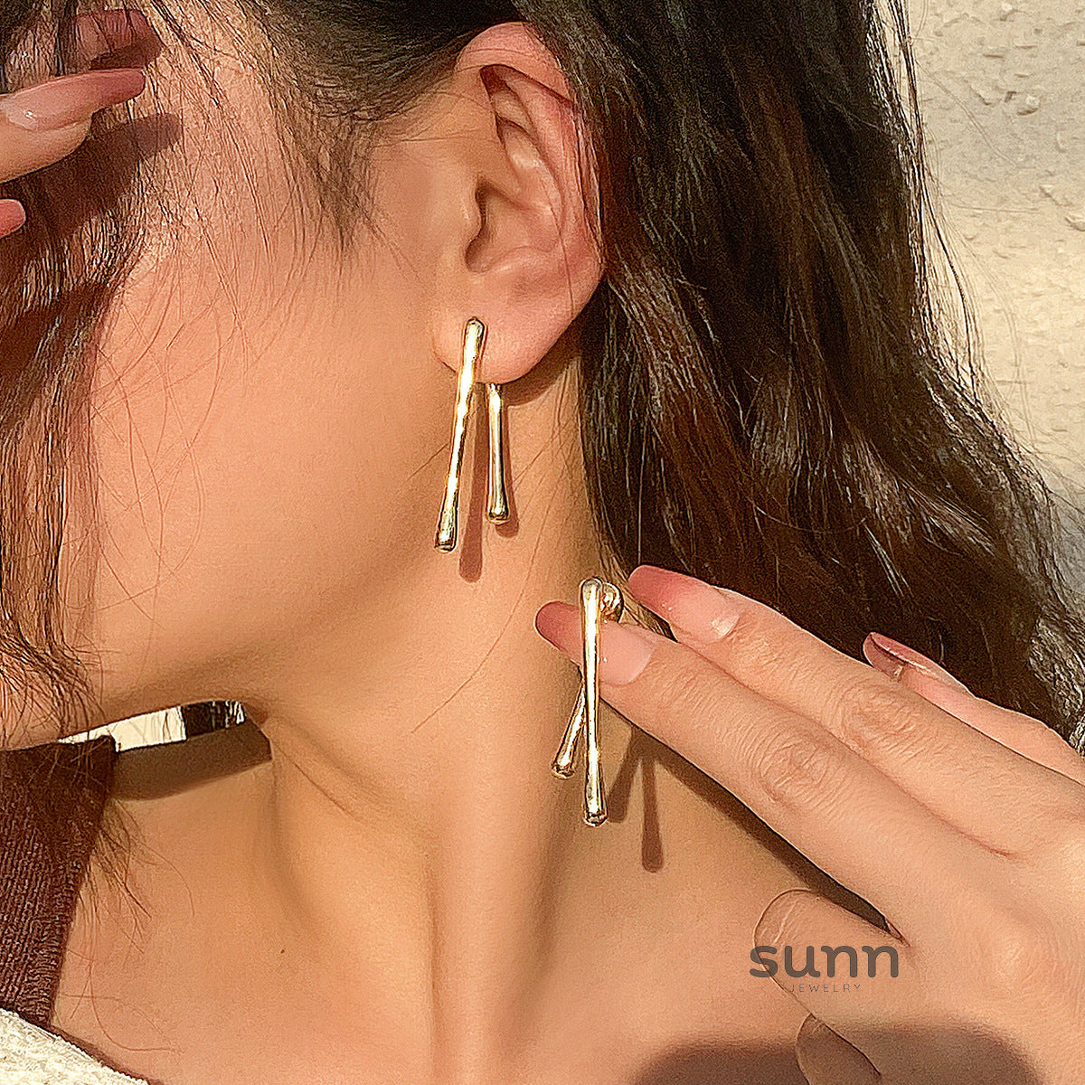 Laiklyn Molten Drop Earrings [RT1P9LW1]