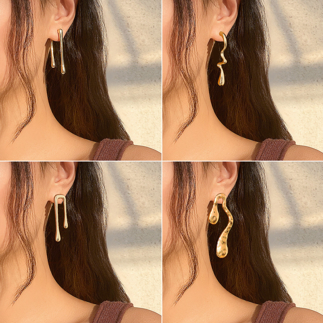Laiklyn Molten Drop Earrings [UEMAUL12]
