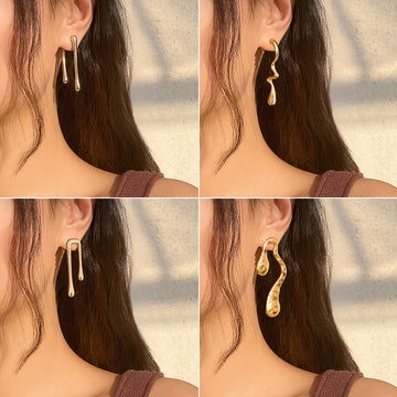 Laiklyn Molten Drop Earrings [UEMAUL12]