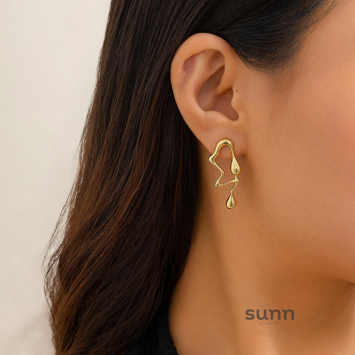 Laiklyn Molten Drop Earrings [2NHMXXLT]