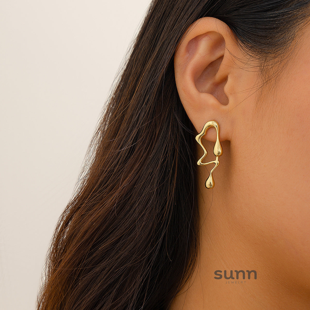 Laiklyn Molten Drop Earrings [02DLTCUT]