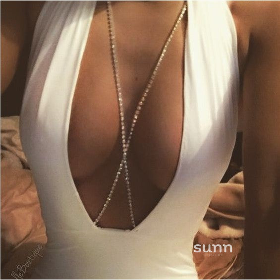 Lailah Rhinestone Body Chain [ZSQFB9T6]