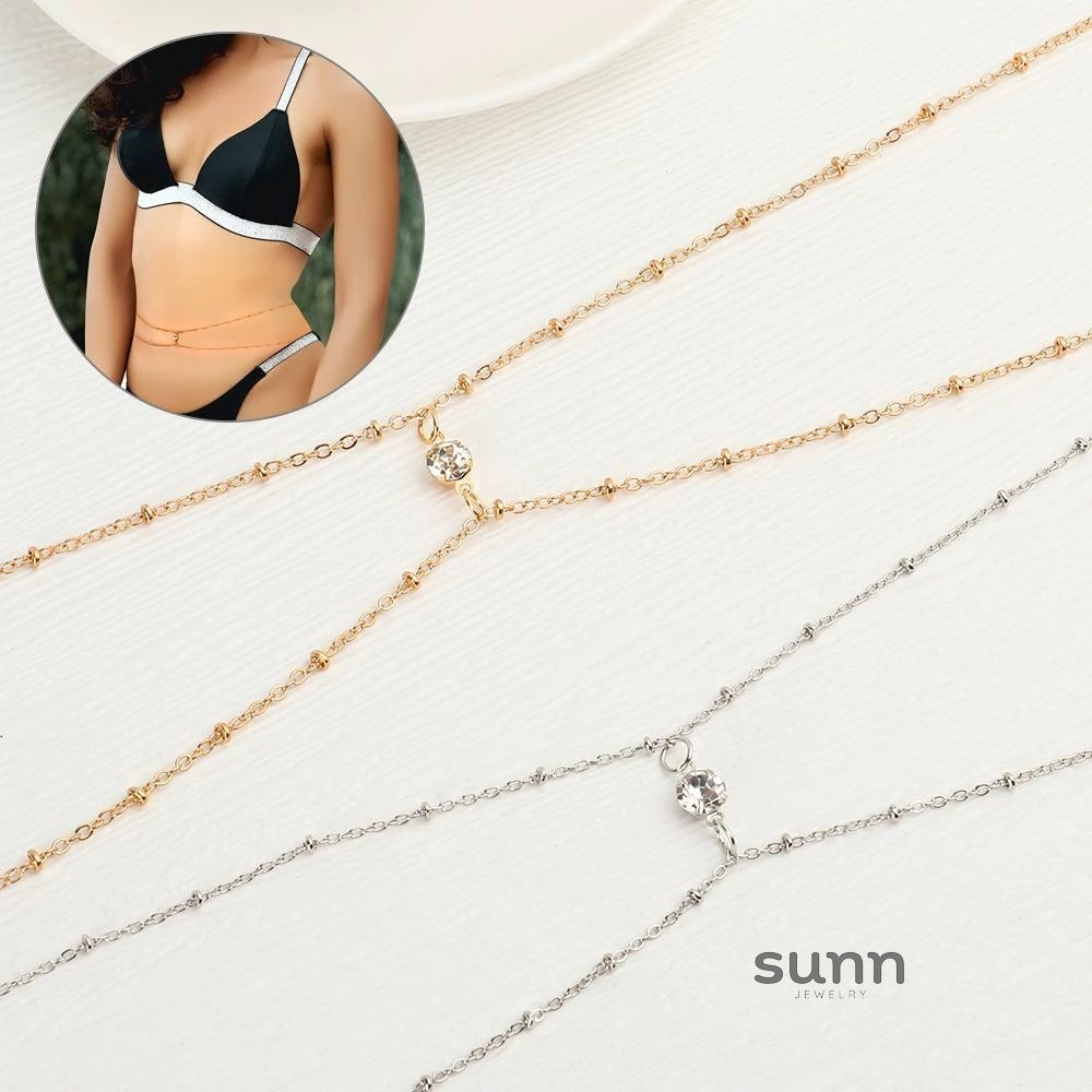 Lailah Rhinestone Body Chain [E0KU81UB]