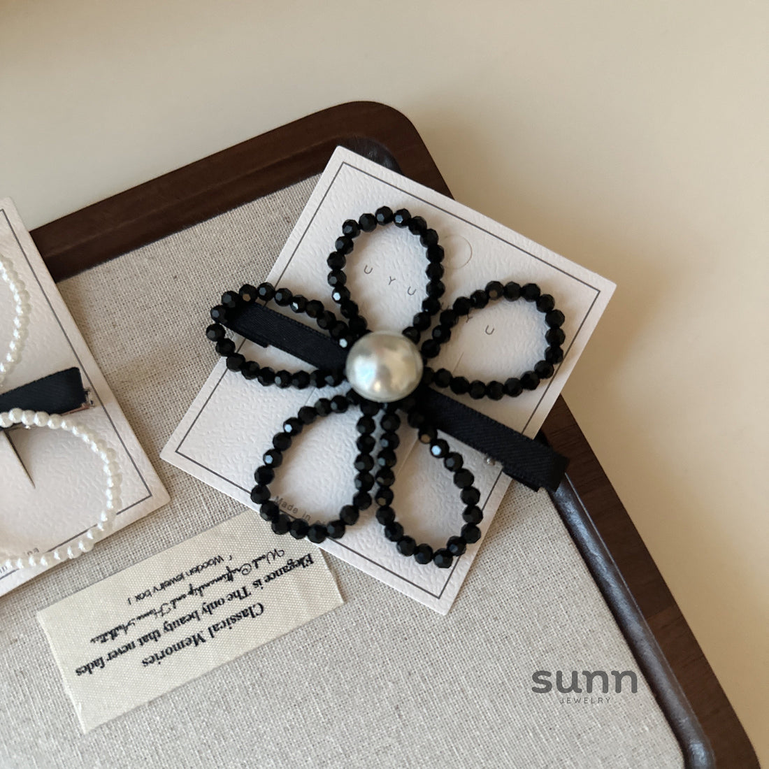 Lailani Pearl Flower Hairpin [U3Q2NMN3]