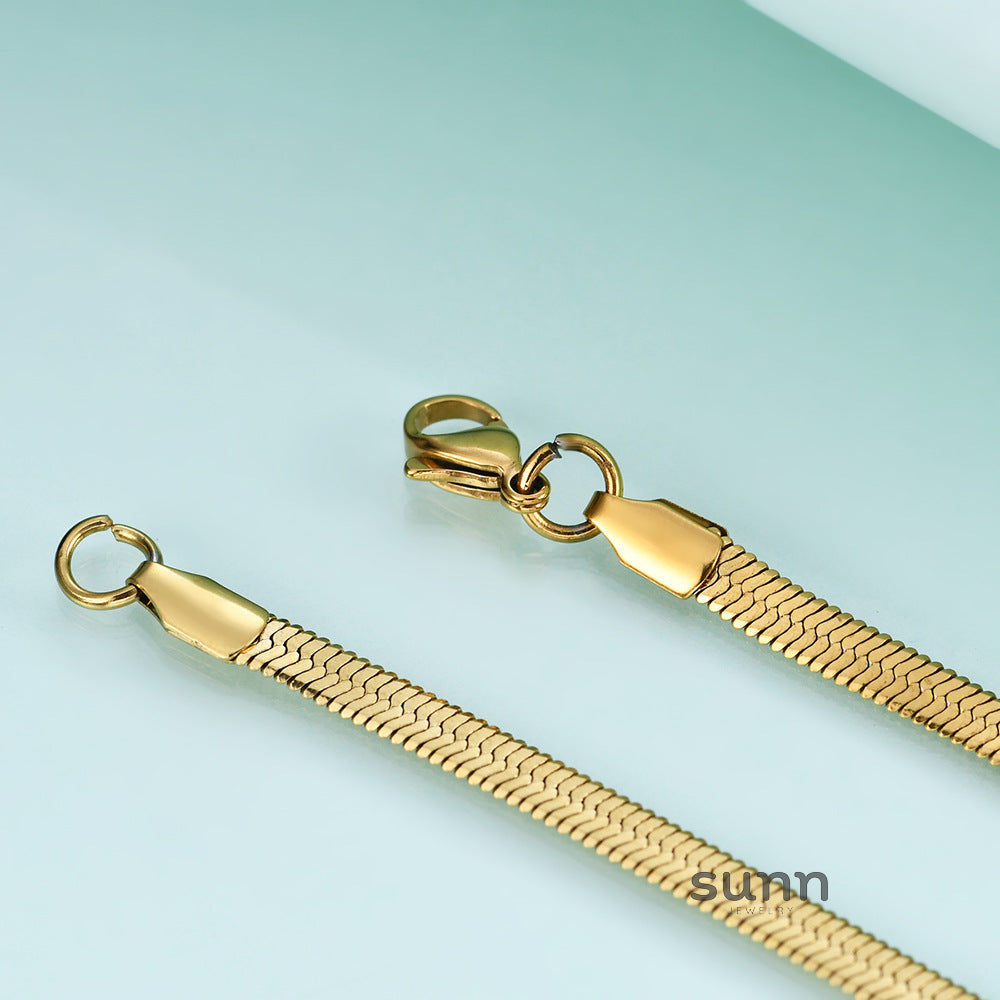 Lailani Sleek Snake Necklace [MJT8DN5T]