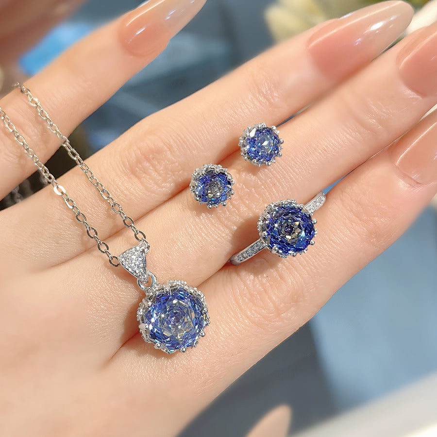 Lainee Octagonal Gemstone Jewelry Set [02DY8WJH]