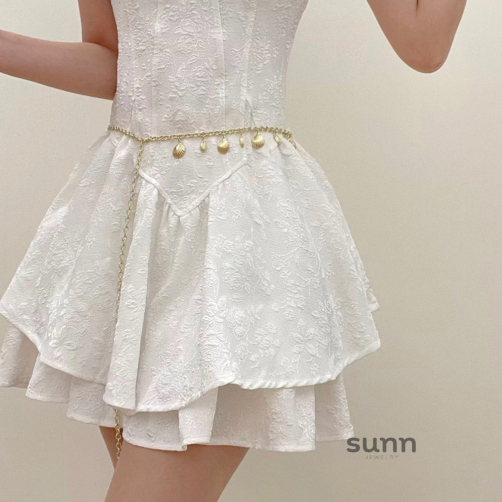 Lainee Shell Tassel Waist Chain [2KS83RJ0]