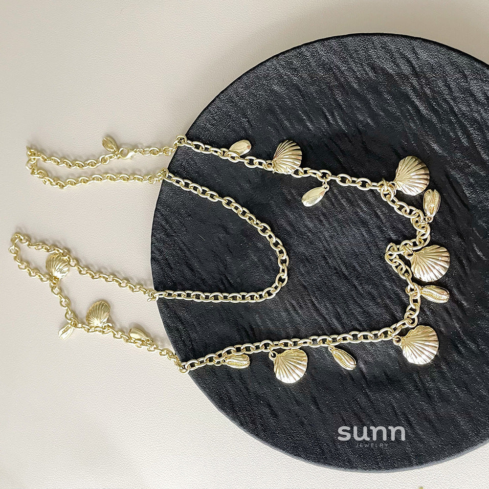 Lainee Shell Tassel Waist Chain [QOBPJFSF]
