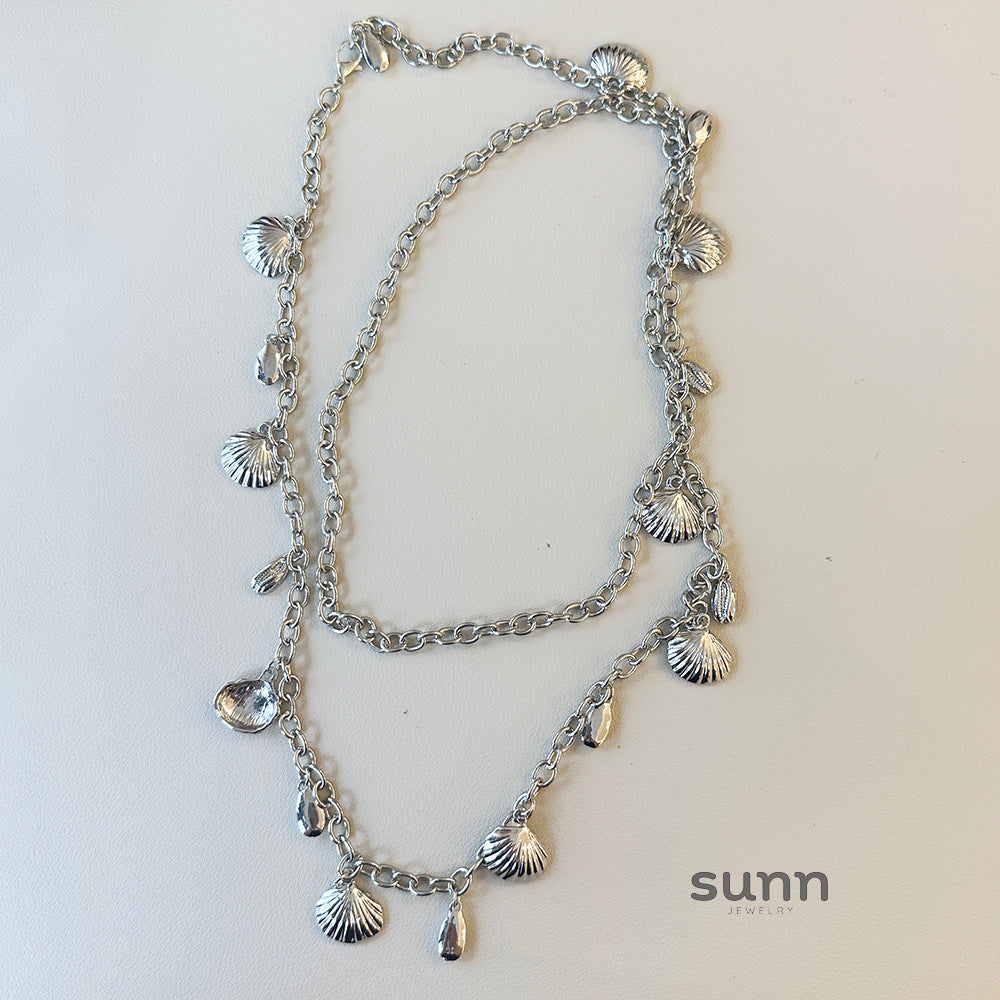 Lainee Shell Tassel Waist Chain [BLY4SLLF]