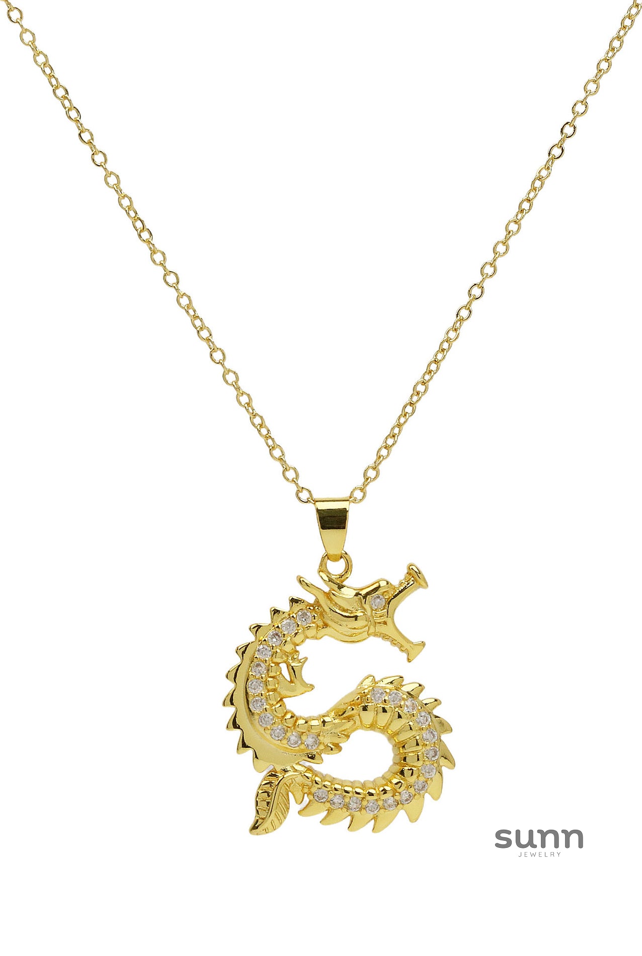 Lainey Dragon Zodiac Necklace [6JXBQDPT]