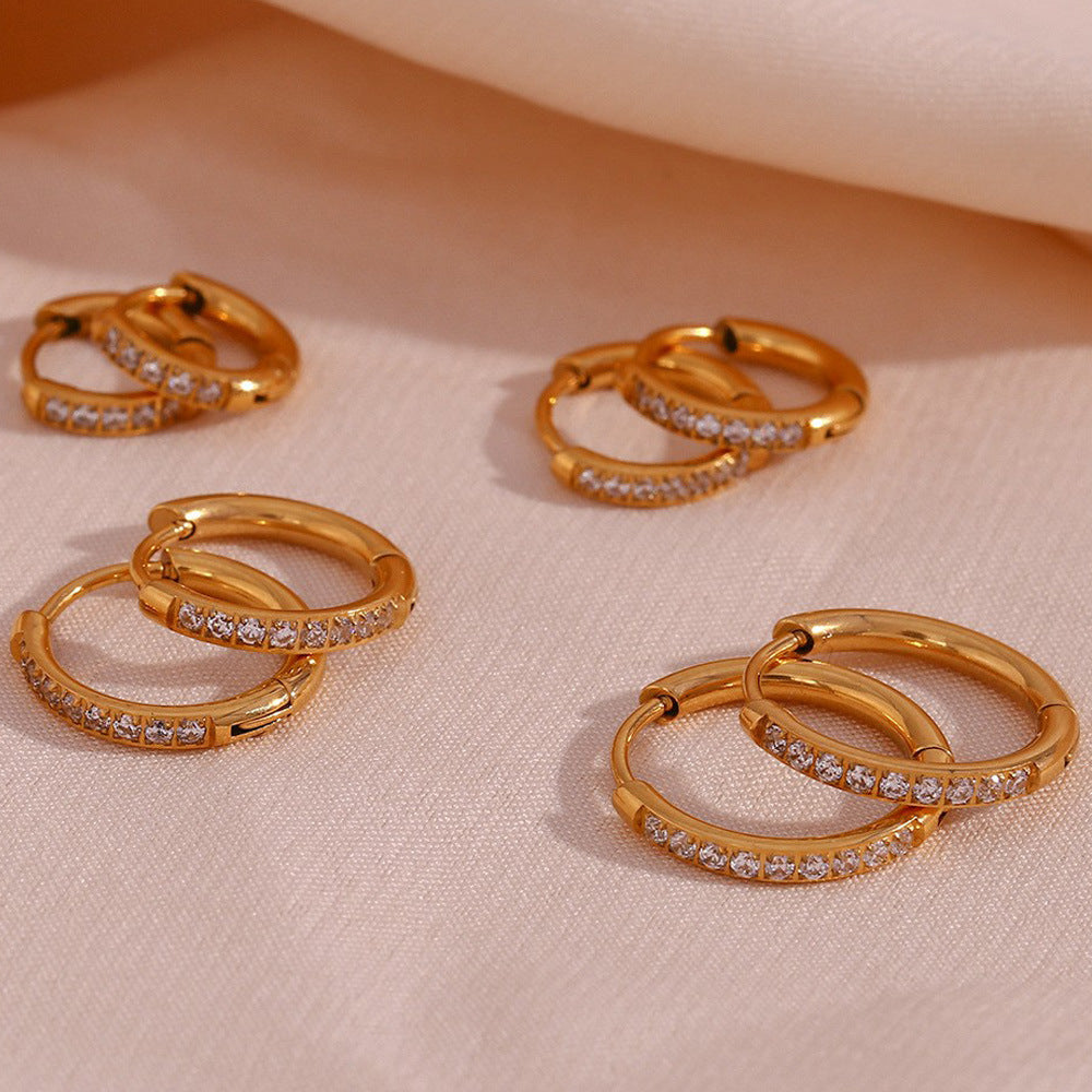 Laiyla Zircon Hoop Earrings [Q6W6L3C5]