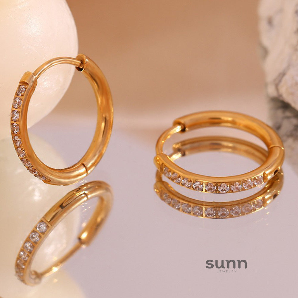 Laiyla Zircon Hoop Earrings [Q6W6L3C5]