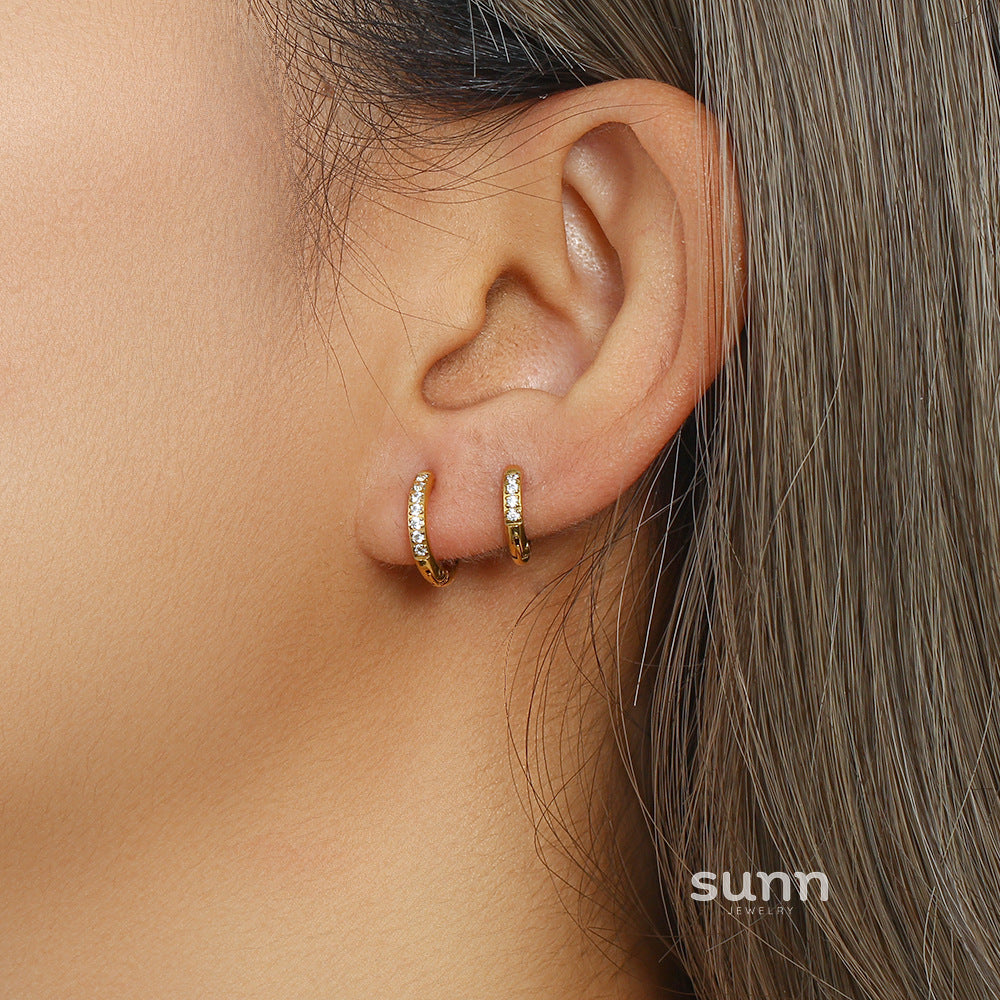 Laiyla Zircon Hoop Earrings [ZNI2OGZ9]