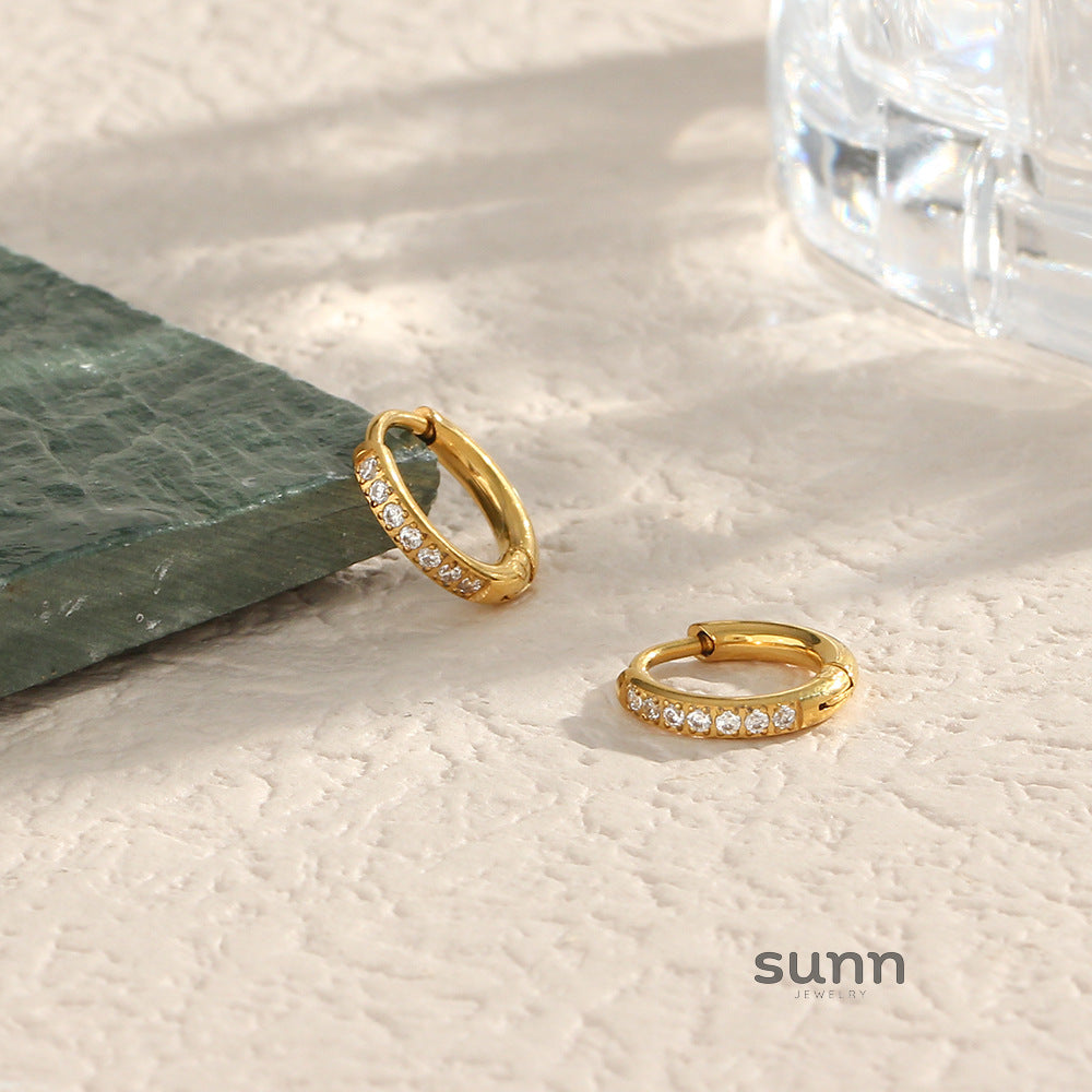 Laiyla Zircon Hoop Earrings [0PB1S1IQ]